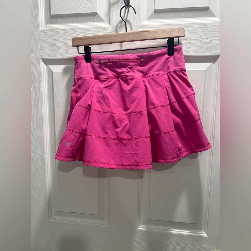 Lululemon Pace Rival Mid Rise Skirt *Tall- Sonic Pink- Size 6 Tall - Picture 6 of 16
